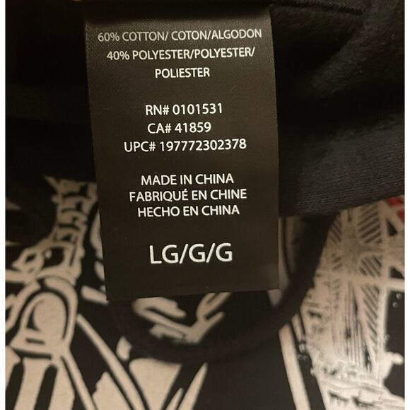 Star Wars Darth Vader Hoodie | Black Graphic Pullover, Size L, NWOT - Picture 4 of 4